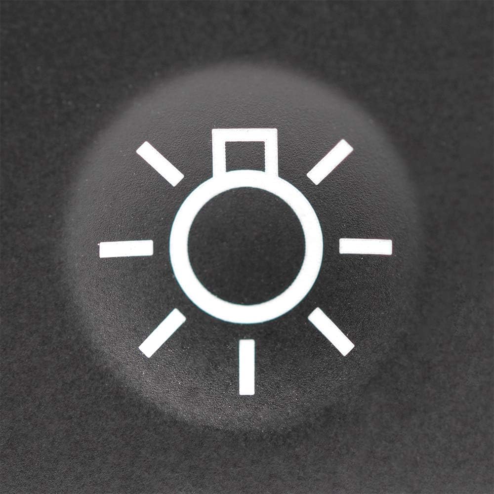 Brock Replacement Headlight Switch Dimmer Brights Lever Compatible with 2000-2005 Lesabre 25740989