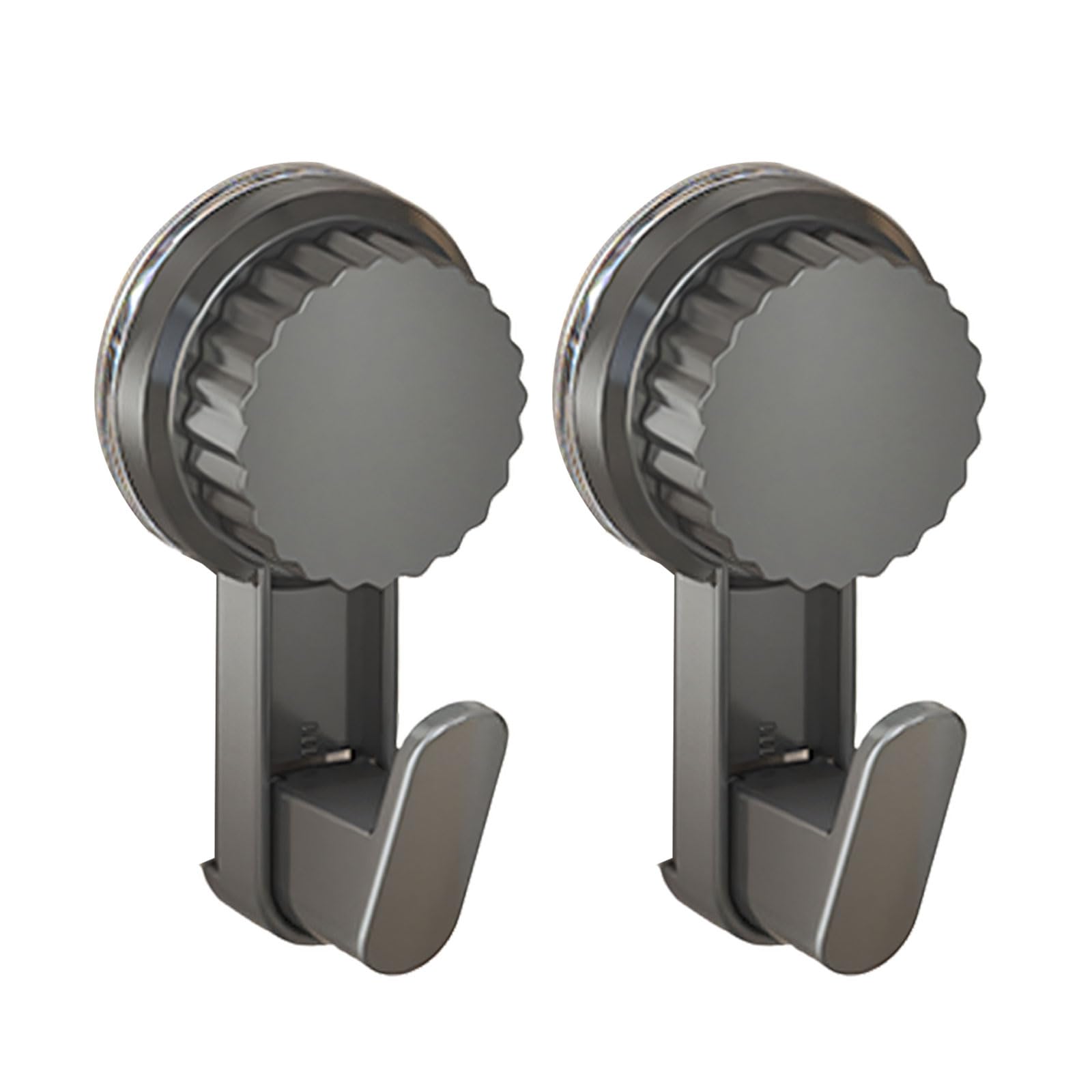 Jazuaiao Of 2 Strong Suction Cup Hooks for Bathroom Kitchen Towel Storage Drillless Installation Waterproof Sturdy Adhesive Hangers Adhesive Hooks