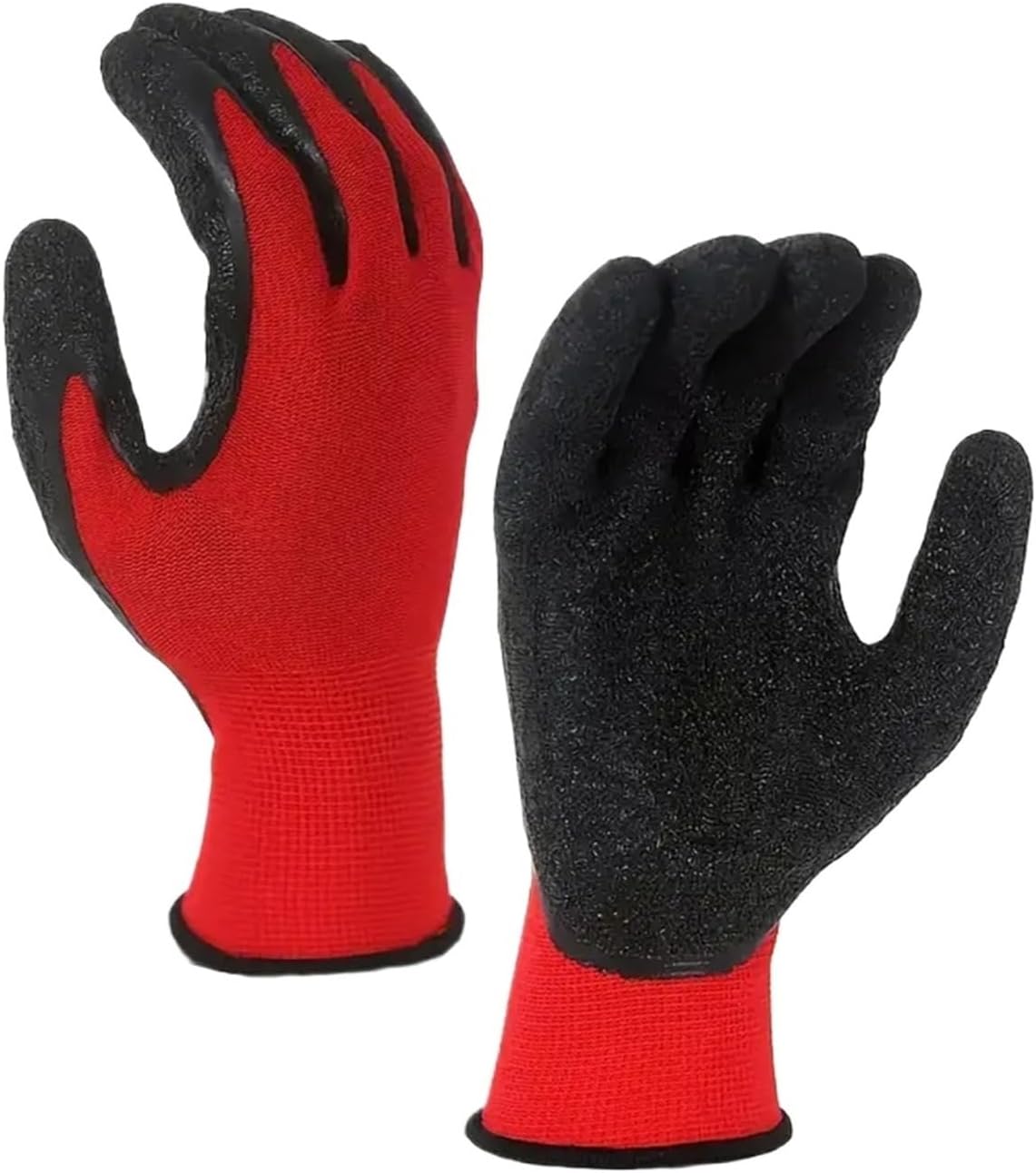 Protective Working Dipped Rubber Gardening Weeding Construction Gloves