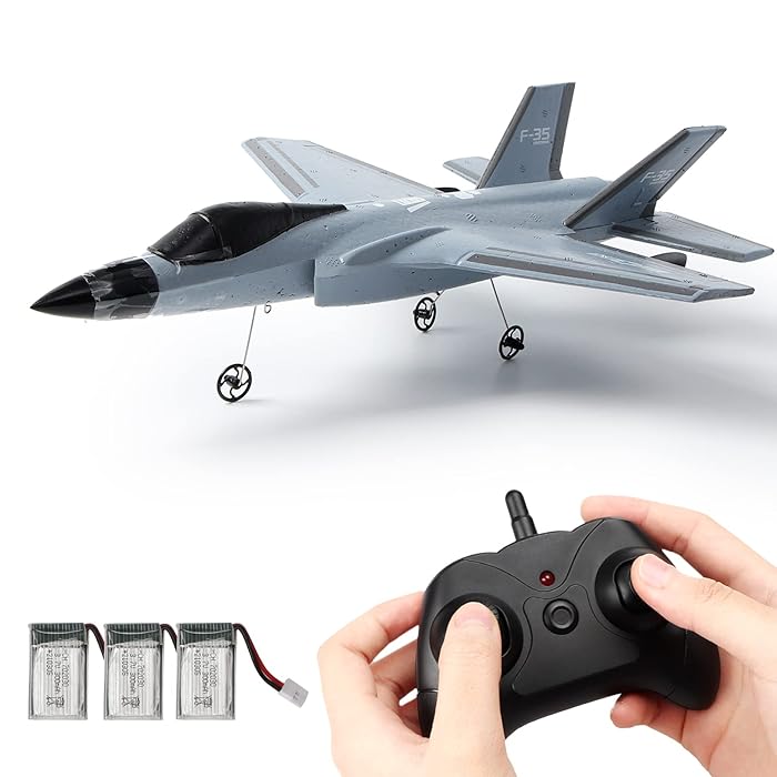 Buy RC Plane, F35 RC Airplane Ready to Fly, 2 Channel 2.4Ghz Remote