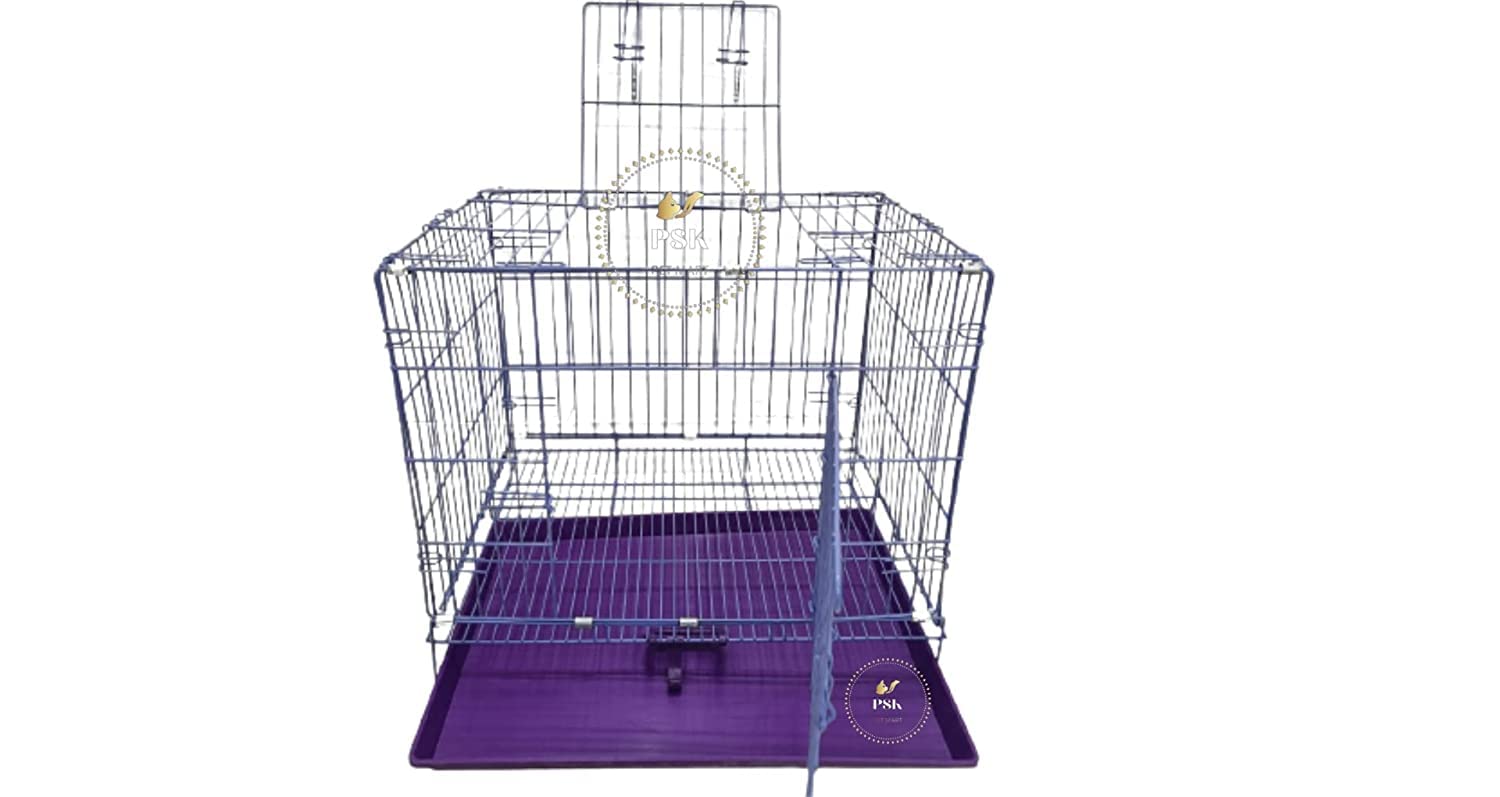 See full amazon price history chart for PSK PET MART Dog Cage - Powder Coated, Double Door Folding Metal Cage/Crate/Kennel with Removable Tray and Paw Protector for Smal Dogs, Cats and Rabbits (Purple, 24 Inch) PSK PET MART Dog Cage - Powder Coated, Double Door Folding Metal Cage/Crate/Kennel with Removable Tray and Paw Protector for Smal Dogs, Cats and Rabbits (Purple, 24 Inch) (B0C6K3RDNK) Amazon Price History, Amazon Price Tracker