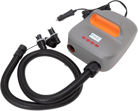 20PSI High Pressure Air Pump for Paddle Board Inflation Deflation Electric Air Pump 12V DC Car Connector
