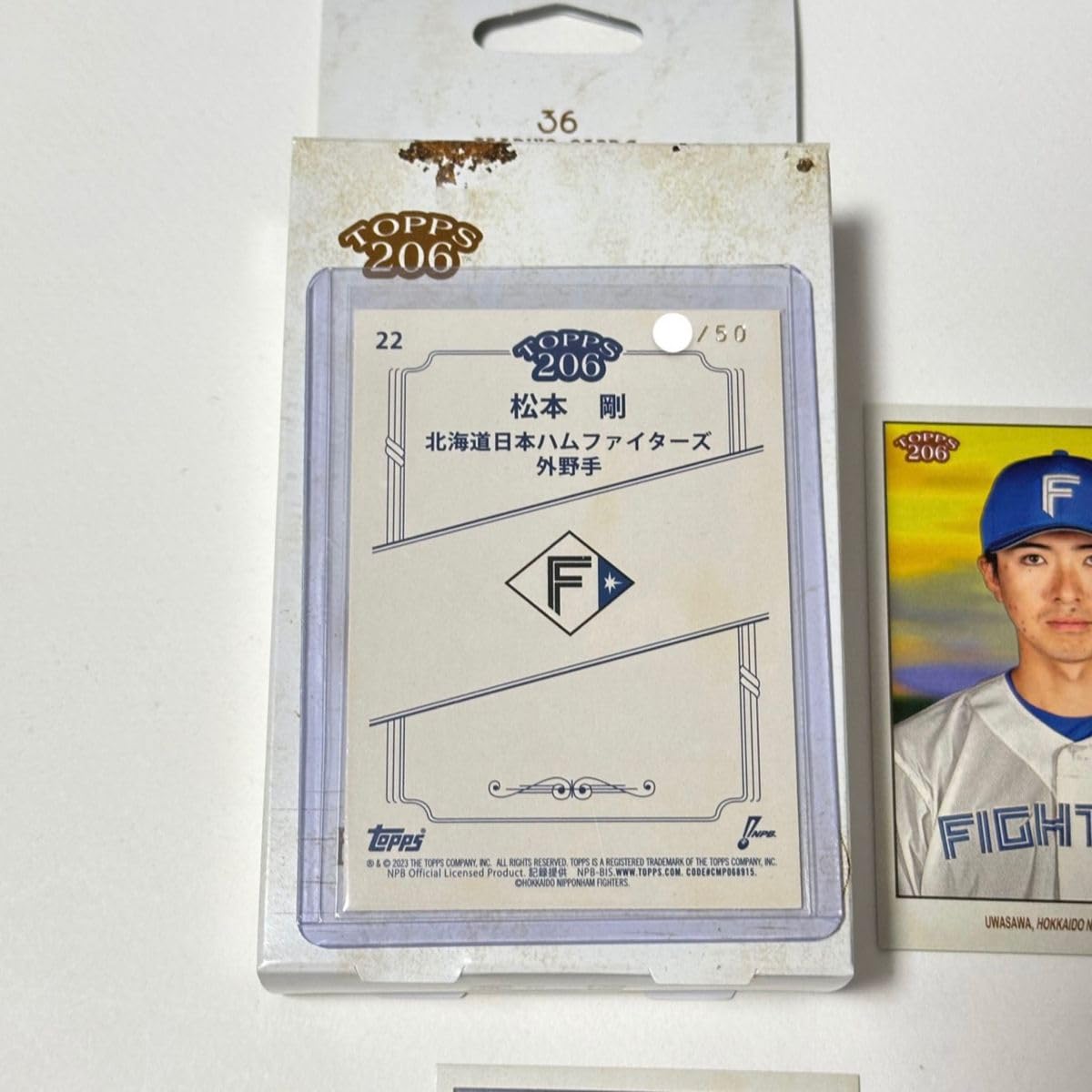 topps206 ソフトバンクホークス甲斐拓也1of1カード
