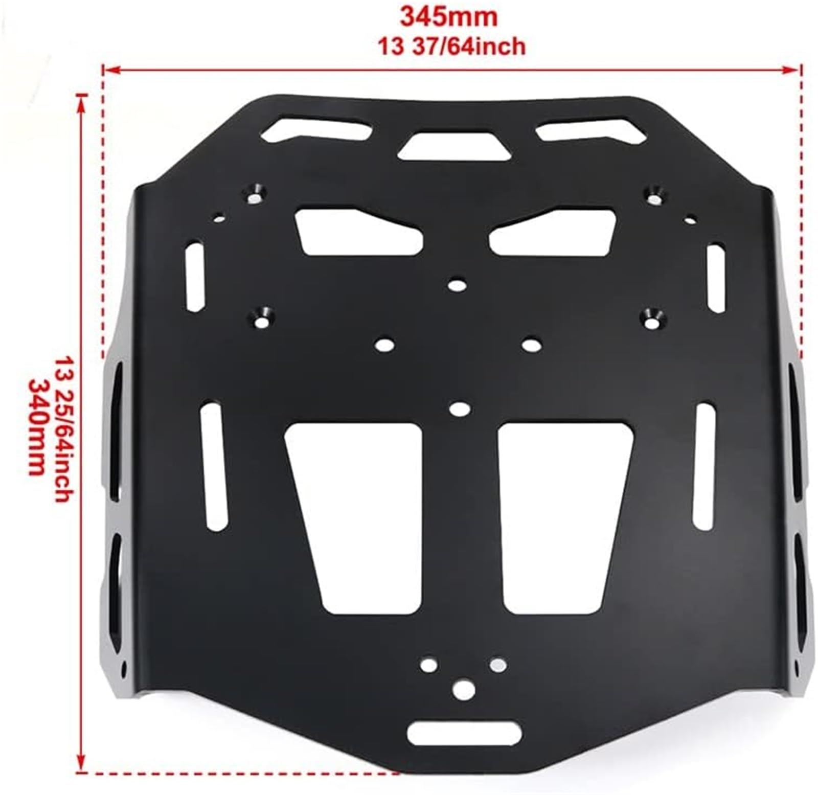 Bagażnik motocyklowy, do Triumph, do Tiger 800, do XC, do XCX, do XRX, do Tiger800 2011-2020 Aluminiowy tylny bagażnik motocyklowy Bagażnik ładunkowy Tylny bagażnik Bagażnik motocyklowy