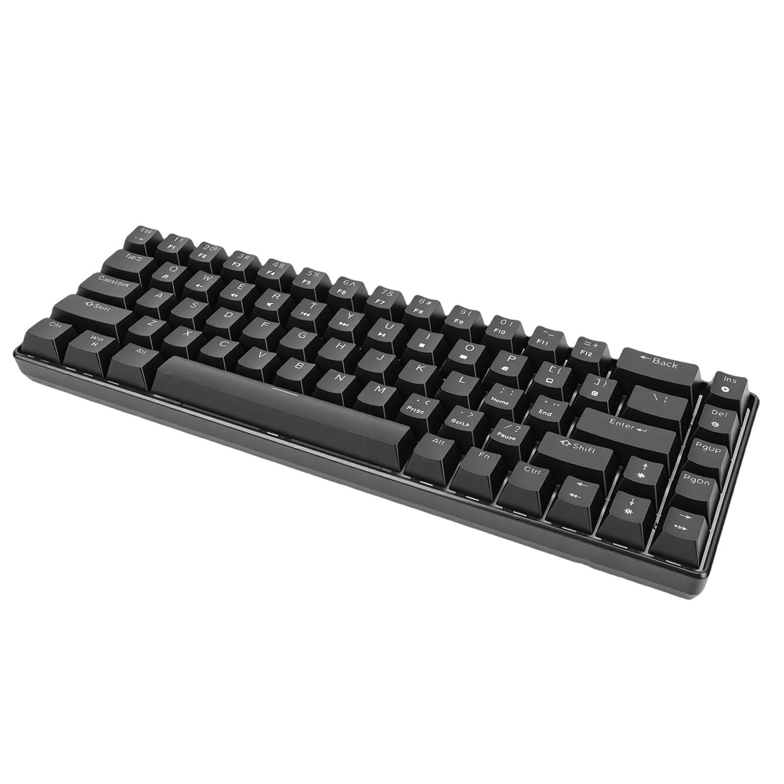 Tastiera da Gioco Meccanica a 68 Tasti, Tastiera Portatile Sostituibile a Caldo, Cablata Retroilluminata RGB con Cavo Staccabile, Ideale per Computer, Laptop e Giochi per PC