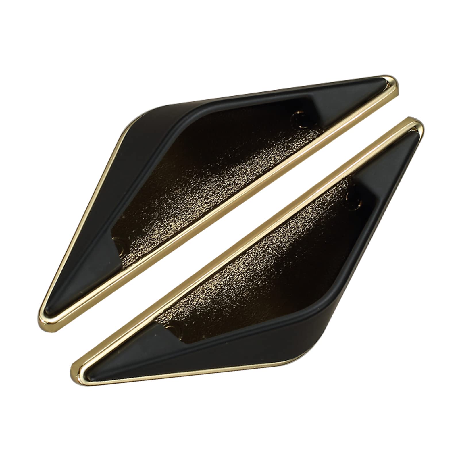 Uchwyty meblowe Edge Finger Pull, 2 szt., uchwyty meblowe ze stopu cynku, niewidoczne gałki, ukryte klamki do drzwi, okucia do szafek (rozstaw otworów C 96 mm)