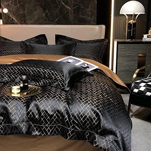 Wczdj Bedding Duvet Cover Set For Kids King Pink,Jacquard Cotton Duvet Cover Sheet Set, Quilt Cover Embroidered Bedding For Bedroom Apartment Hotel 220240Cm(4Pcs) #TOP2