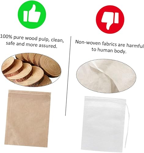 Miniatura 5 de Filtros 300pcs Desechables Café Té Colador Hojas Sueltas Bolsas de Té Sopa Infusor de Té Desechable Bolsa de Té Bolsa de Embalaje Desechable