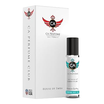 CA Perfume Impression of Erbah Pure For Women & Men Replica Fragrance Body Oil Dupes Alcohol-Free Essential Aromatherapy Sample Travel Size Concentrated Long Lasting Roll-On 0.3 Fl Oz/10ml