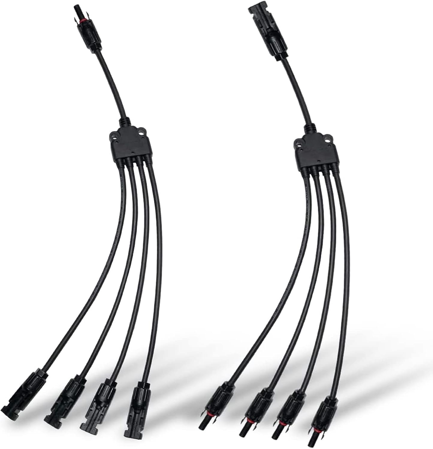 Connecteurs Solaires Y Type T MC4 – Lot De 2 Paires Mâle/Femelle Pour Paralléliser Panneaux PV, IP67 Étanche, Compatible 2.5/4/6 Mm²