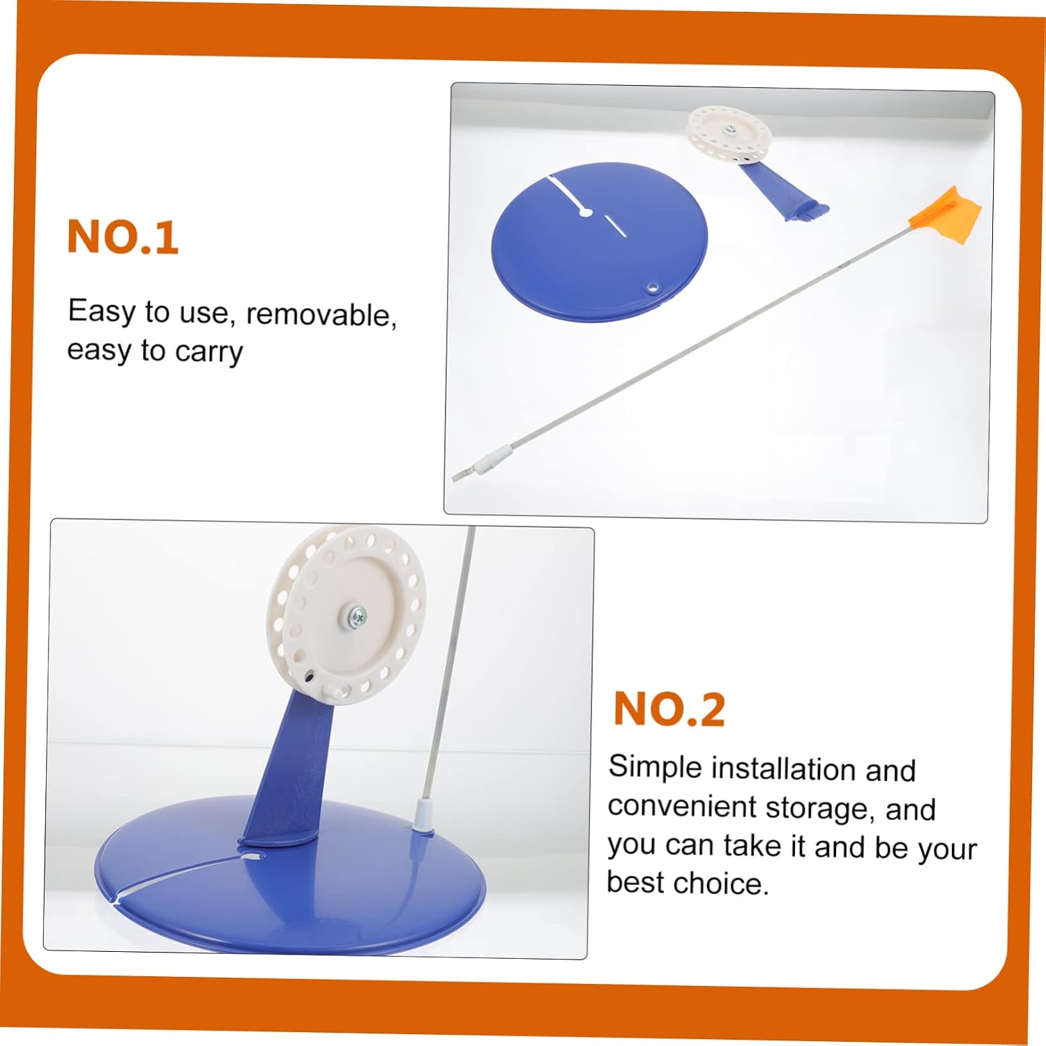 UPKOCH Professional Angling Tip-up Fishing Flag Portable Ice Fishing Marker for Convenient Outdoor Use Easy Installation and Design for Anglers
