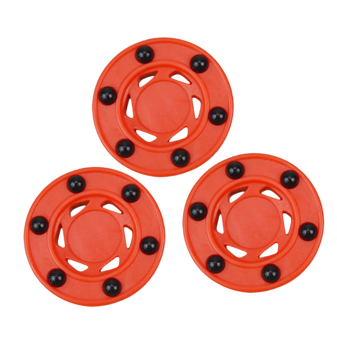 TOVINANNA Nylon PVC Material Hockey Puck Set Professional Roller Hockey Balls for Training