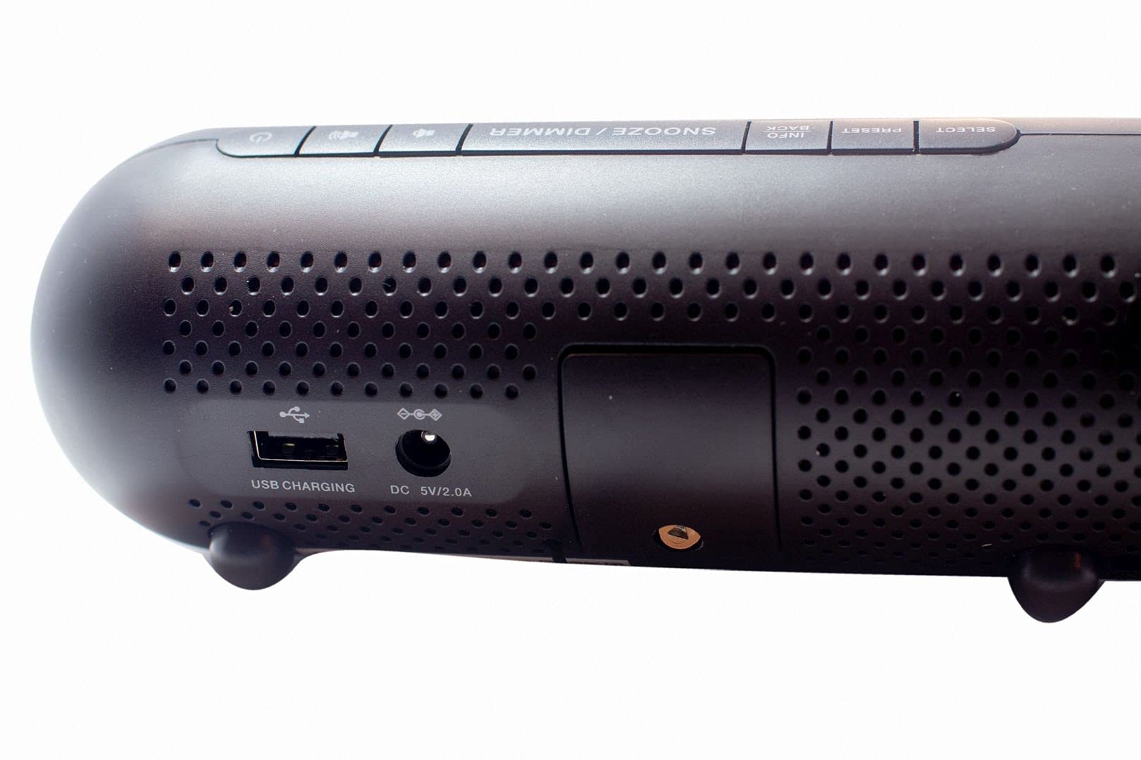 Soundmaster UR6600SW DAB+ und UKW Radiowecker Wecker mit Nachtlicht 2 Weckzeiten USB Ladefunktion stufenlos dimmbar