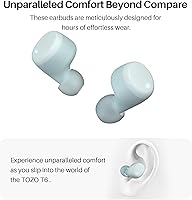 Vista 6 de TOZO S4 AcuFit One Smartwatch Bluetooth Talk Dial Fitness Tracker Negro + T6mini auricular inalámbrico Bluetooth 5.3 Auriculares nueva actualización