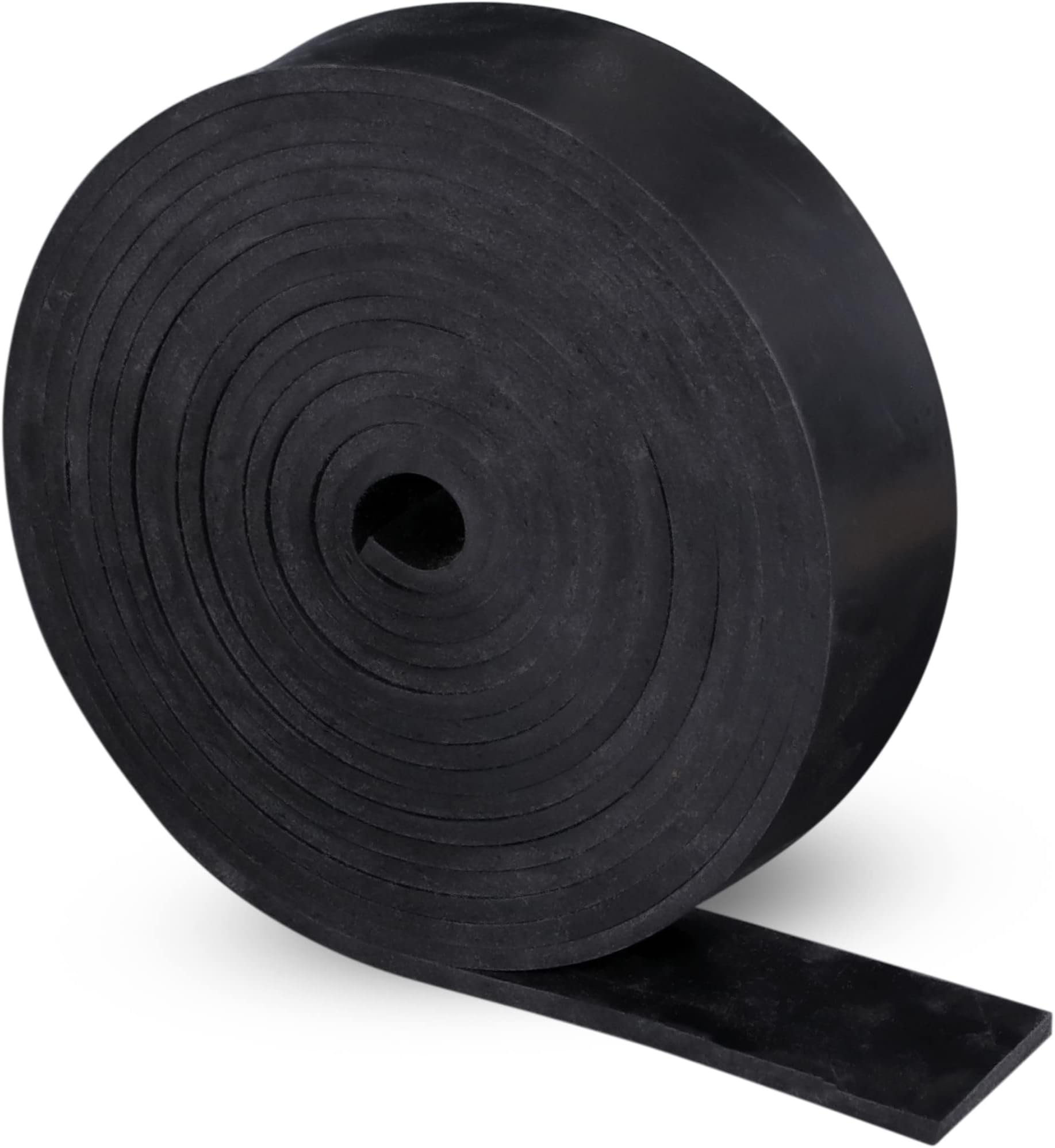 Solid Rubber Sheets,Strips,Rolls 1/8" (.125") Thick x 1" Wide x 118" Long Neoprene Rubber Mat
