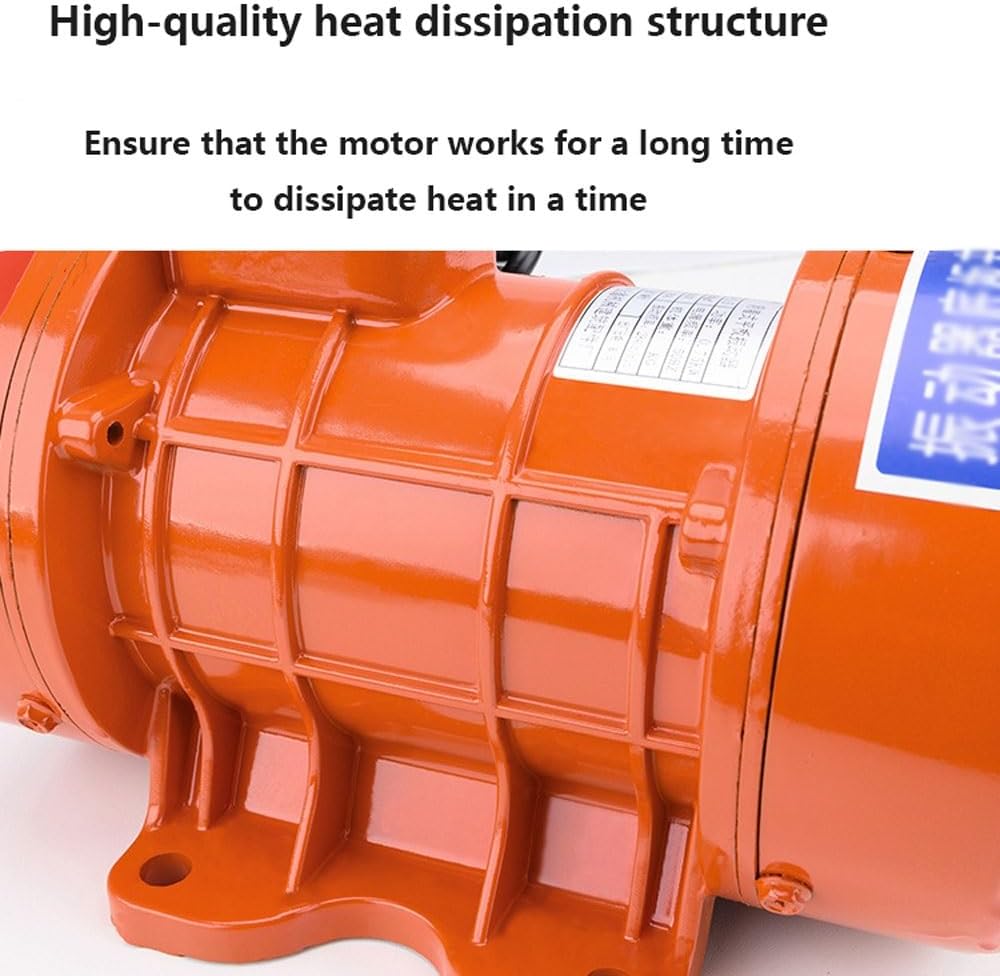 High Power Electric Concrete Vibrator 550W 750W 1500W 2200W, 220V/380V Heavy Duty Vibrating Motor for Flat Plate, Full Copper, 2840RPM, Ideal Construction Tool