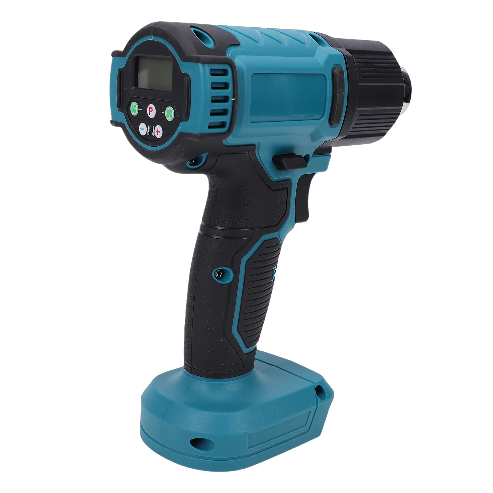 Wakects Pistola de Calor Inalámbrica, Herramienta Digital de Aire Caliente ABS de 140 a 1022 F, Temperatura Ajustable, Pantalla LCD de Calentamiento Rápido de 350 W con 3 Boquillas para Manualidades