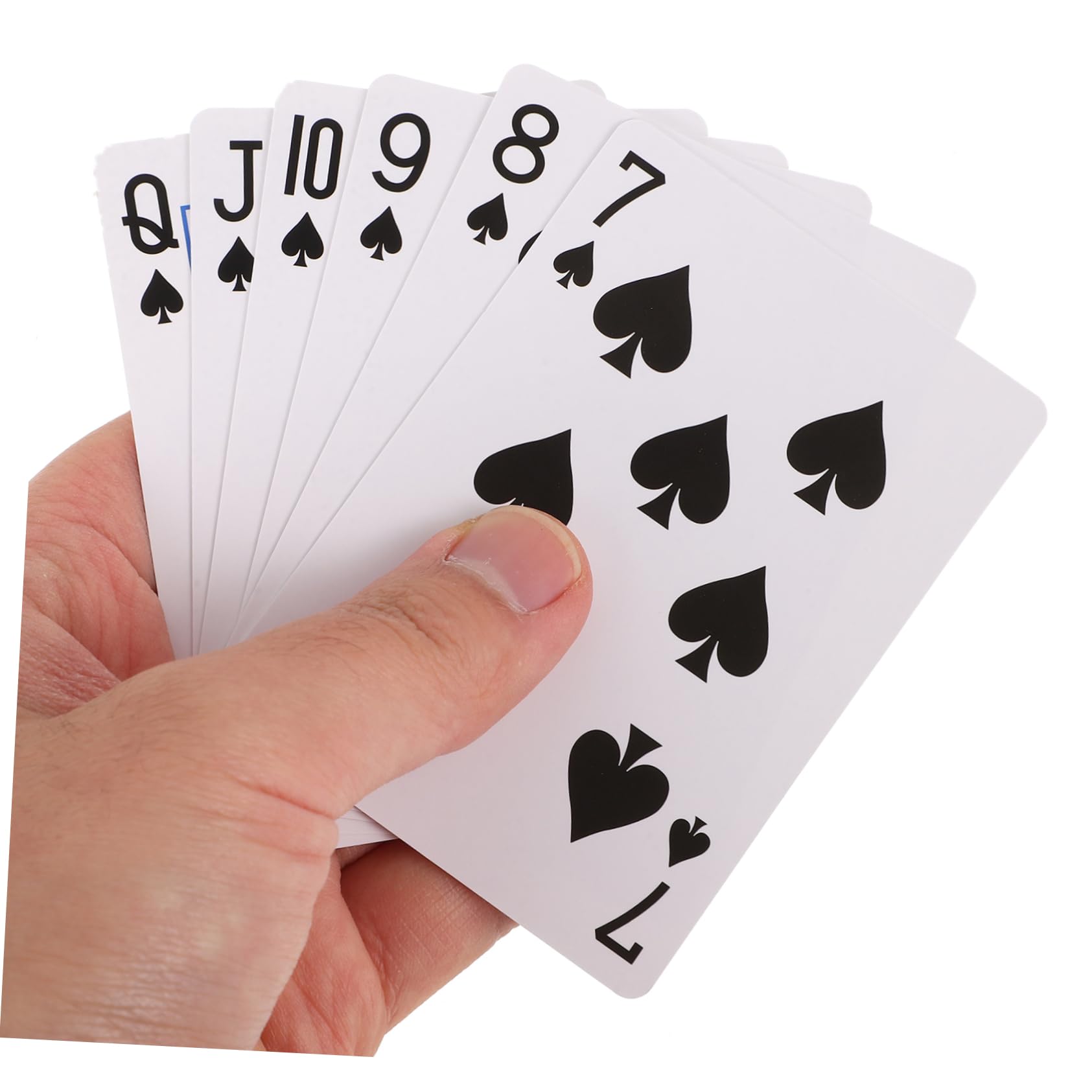 Toyvian 5juegos Tarjetas De Póker para Papel De Transferencia De Calor Tarjetas De Personalizables para Entretenimiento y Fiestas