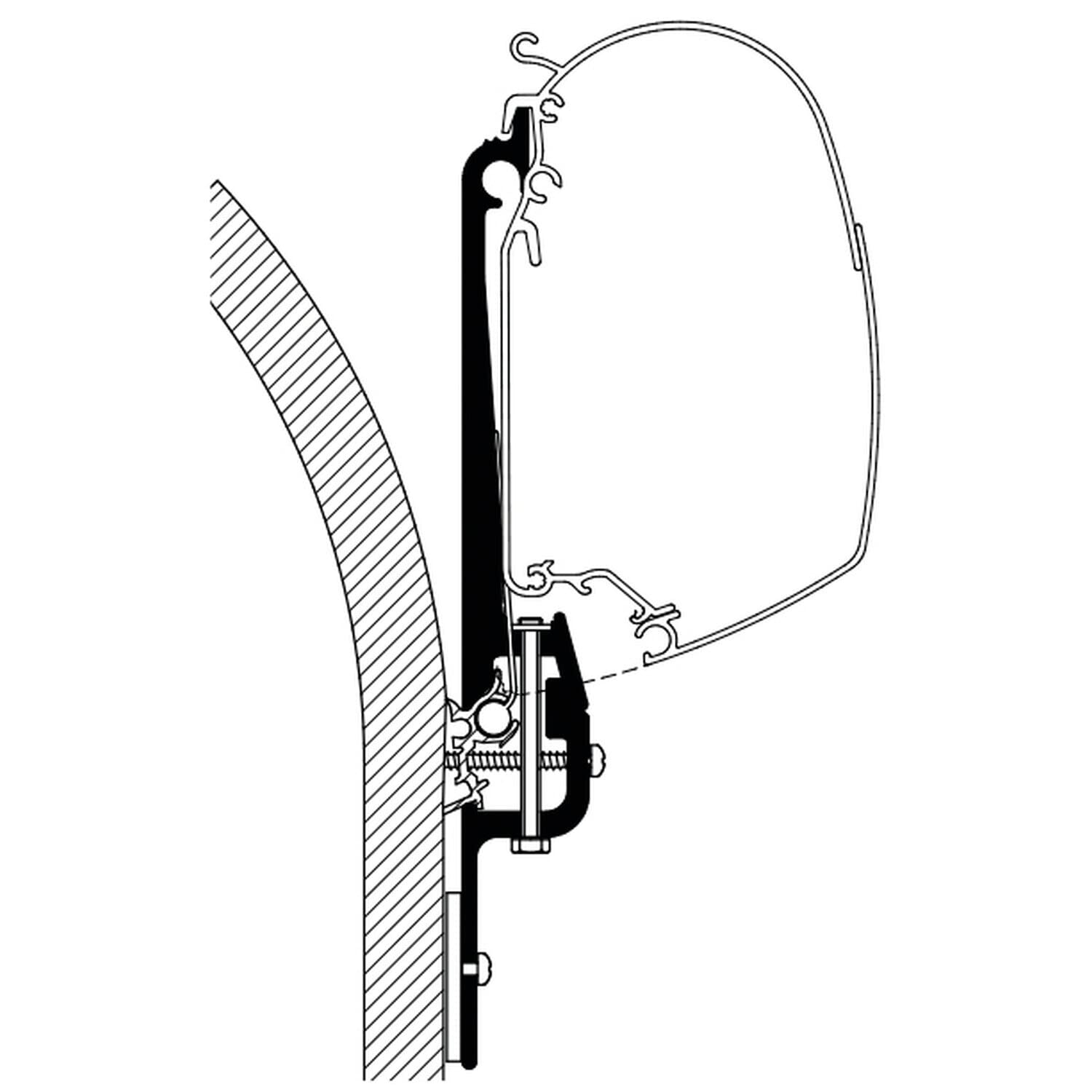 Markisen-Adapter-Set Eriba Touring, 3 teilig (932943108)