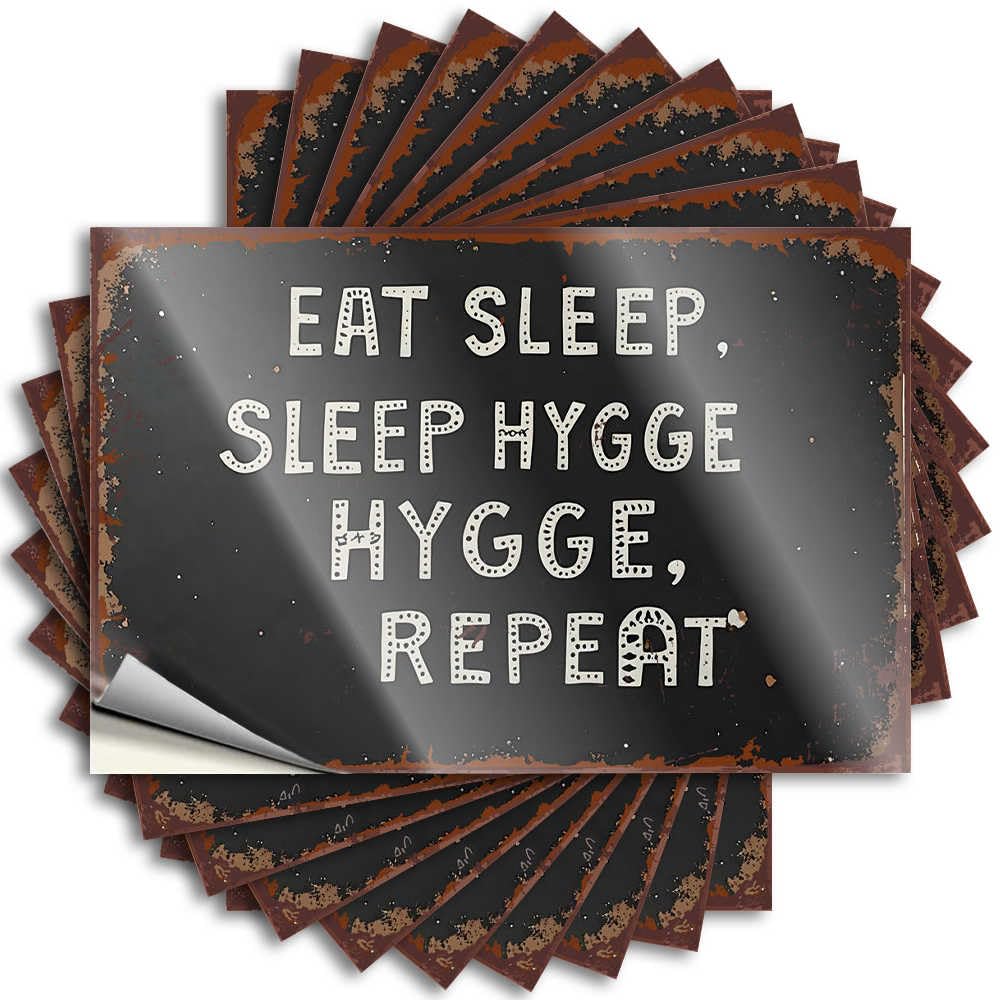 Stickers Door Decorations for Bedroom Easy Apply | Hygge Bliss: The Danish Way of Life Crazy Case Peel and Stick(12X18CM)