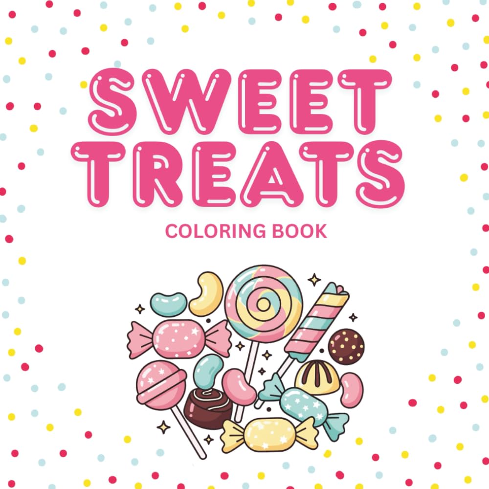 Sweet Treats: Bold & Simple coloring book