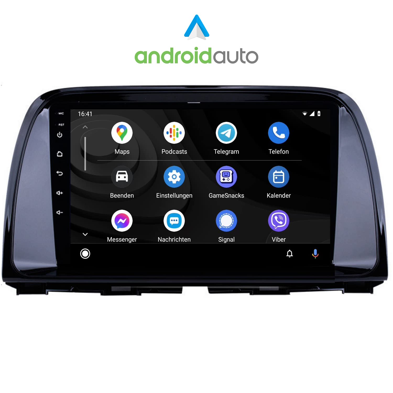 Kompatybilny z: Mazda CX-5 KE 11-17 9" Touch Android Display GPS Navi CarPlay Android Auto