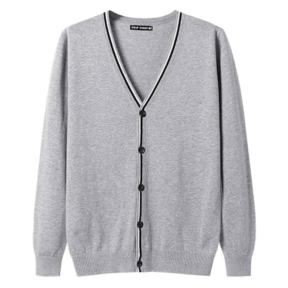 Cárdigan Hombre Botones Chaqueta Punto Suéter