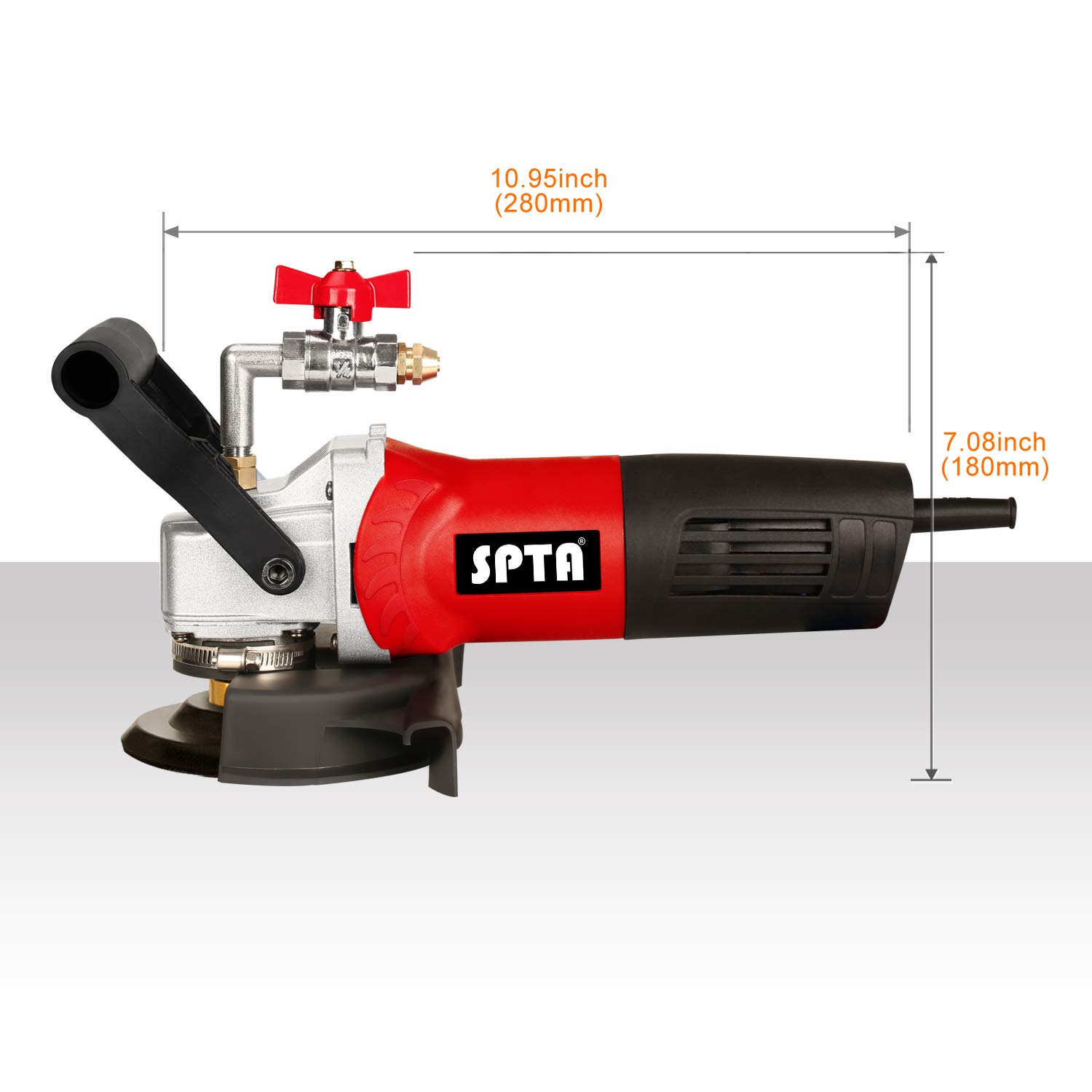 SPTA 230V 800W ad Acqua Lucidatrice bagnata a Umido lucidatrice elettrica per Pietra con velocità variabile, per Marmo, Cemento, Granito, terrazzo