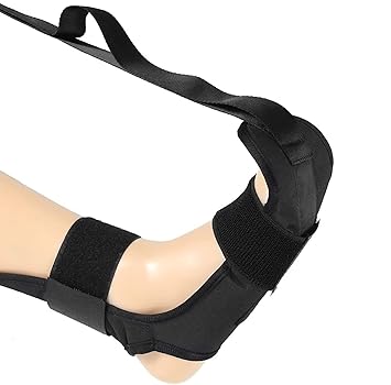 Yoga Leg Stretcher Belt - Rehabilitation, Flexibility, and Gymnastics Equipment (Black)