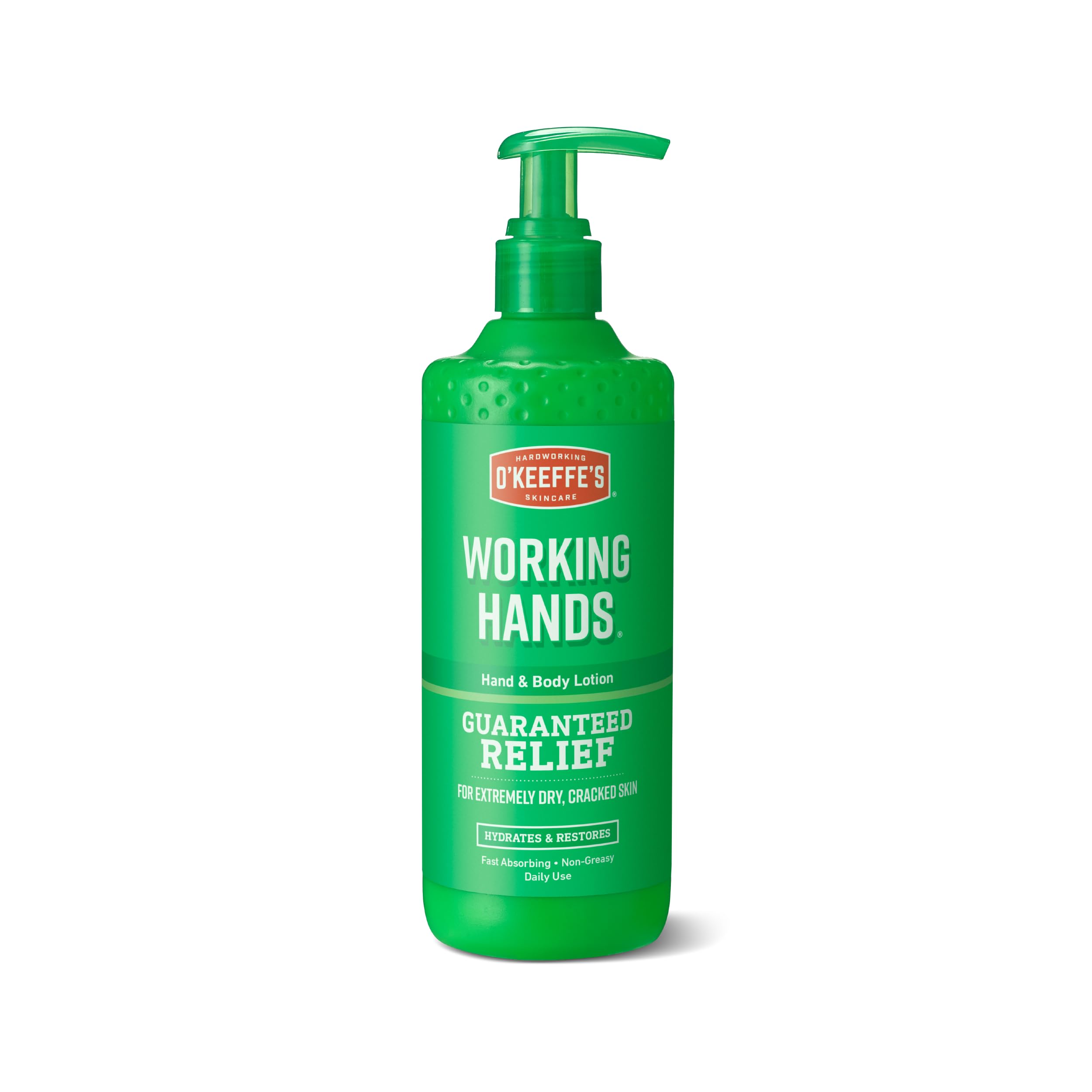 O'Keeffe's Working Hands Hand & Body Lotion, 315ml –Suitable for Sensitive Skin | Hydrates, Restores & Relieves Dry, Cracked Skin | Fast-absorbing, Non-Greasy & Suitable for Daily Use