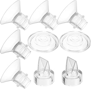 ibasenice 1 Conjunto De Flange Da Bomba Tira Leite Inserções De Flange De Silicone Inserções De Flange Da Bomba Tira Leite Inserções Vestíveis Da Bomba Tira Leite Peças De Substituição Da