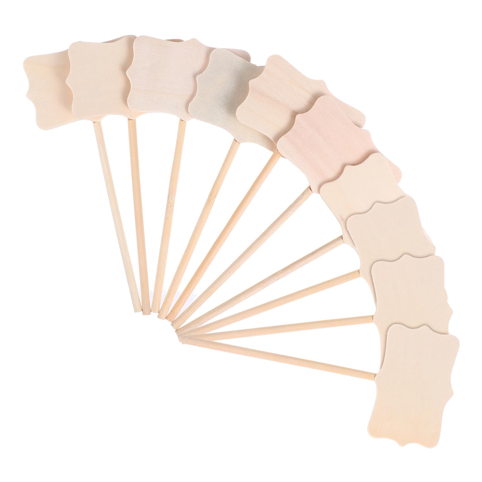 LALAFINA Easter Decorations DIY 20pcs Wooden Insert Cards Easter Egg Coloring Craft