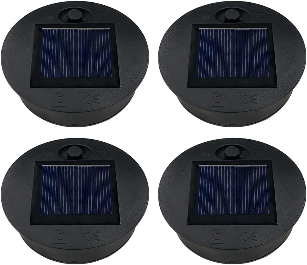 ULEMONDEE Solarleuchten Ersatz 7cm/8cm,solar Einmachglas Led Einsatz