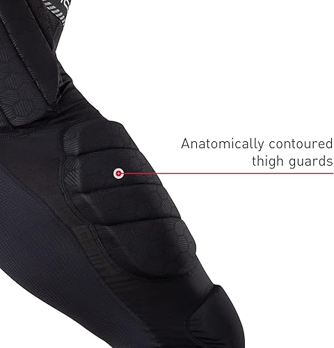 Miniatura 5 de Mcdavid Medias de compresión integradas de 7 almohadillas  para hombre, protección para caderas, muslos, coxis y rodillas, adulto