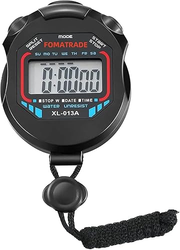 Miniatura 7 de Cronómetro digital, cronómetro deportivo, cronómetro de pantalla grande, cronómetro digital de mano multifunción cronógrafo electrónico profesional