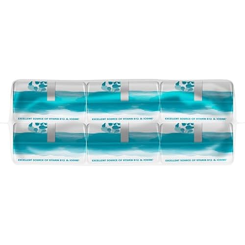 Vista 78 de gimMe - Sal marina - 6 unidades - Hojas de algas tostadas orgánicas - Keto, vegano, sin gluten - Gran fuente de yodo y Omega 3 - Snack saludable