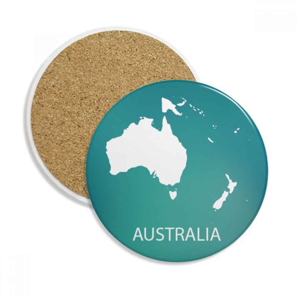 Dessous de verre Australie Océanie en céramique idée cadeau originale