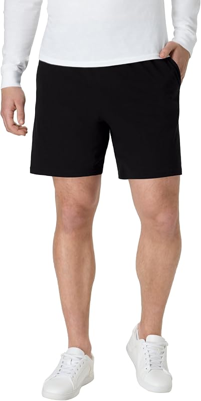 Hanes Pantalones cortos para hombre, pantalones cortos Essentials con bolsillos, pantalones cortos de gimnasio para hombre, pantalones cortos deportivos para hombre, 7,5"