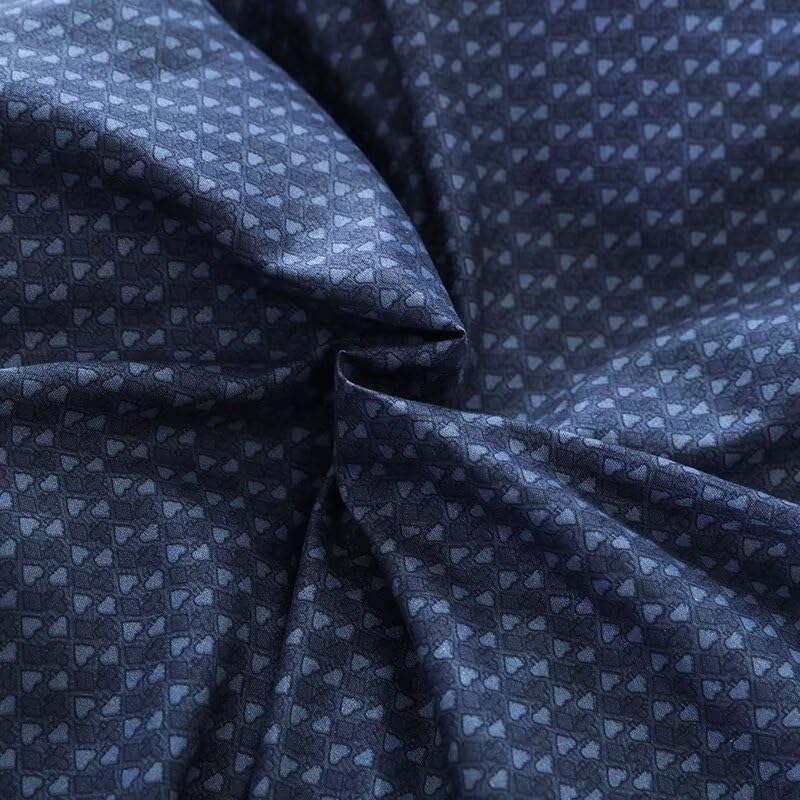 OAITE Duvet Cover Queen Size,Reversible Leaf Blue Duvet Cover Set with Zipper Closure, 3 Pieces Modern Patterns Soft Microfiber Bedding Set with 8 Ties(90’’*90’’,2 Pillow Cases) - Image 7