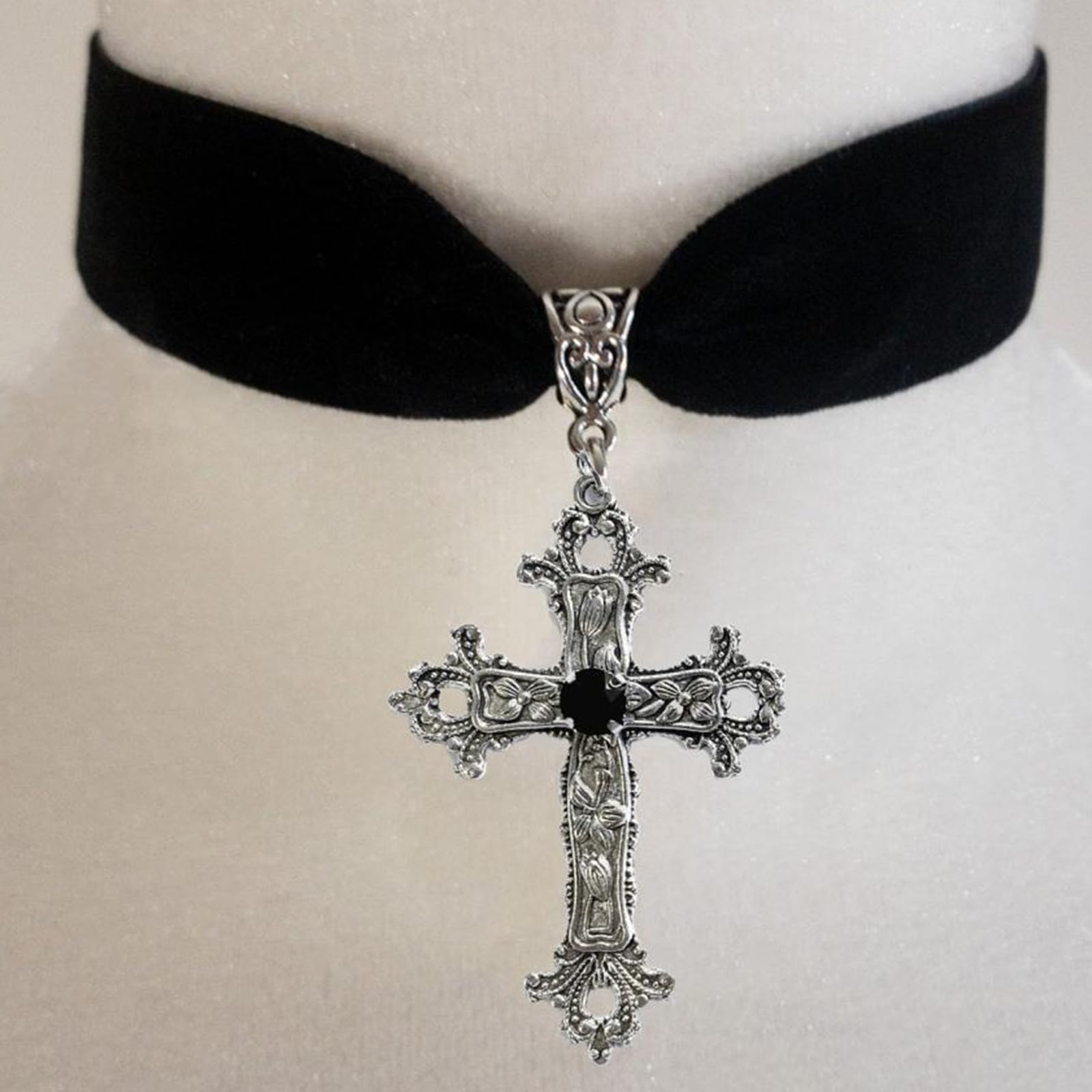 KANGQL Necklace, Unique Cross Pendant Necklace Gothic  display picture 3