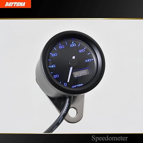 Miniatura 10 de DAYTONA Medidor de velocímetro digital MPH de 1.890 in compacto para Cafe Racer, Harley y más (200 MPH)