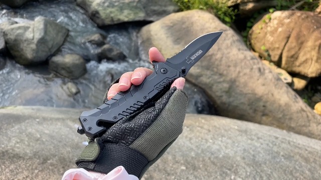 Amazon.co.jp: 折り畳みナイフキャンプハイキング釣り用ミニ