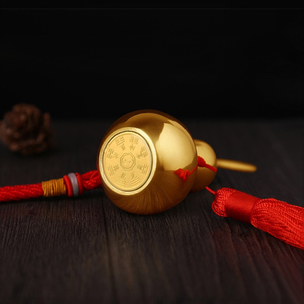 Angoily Set Di 3 Portachiavi Pendenti In Rame Vintage A Forma Di Zucca, Per Gioielli Fai Da Te E Decorazioni Feng Shui - 2