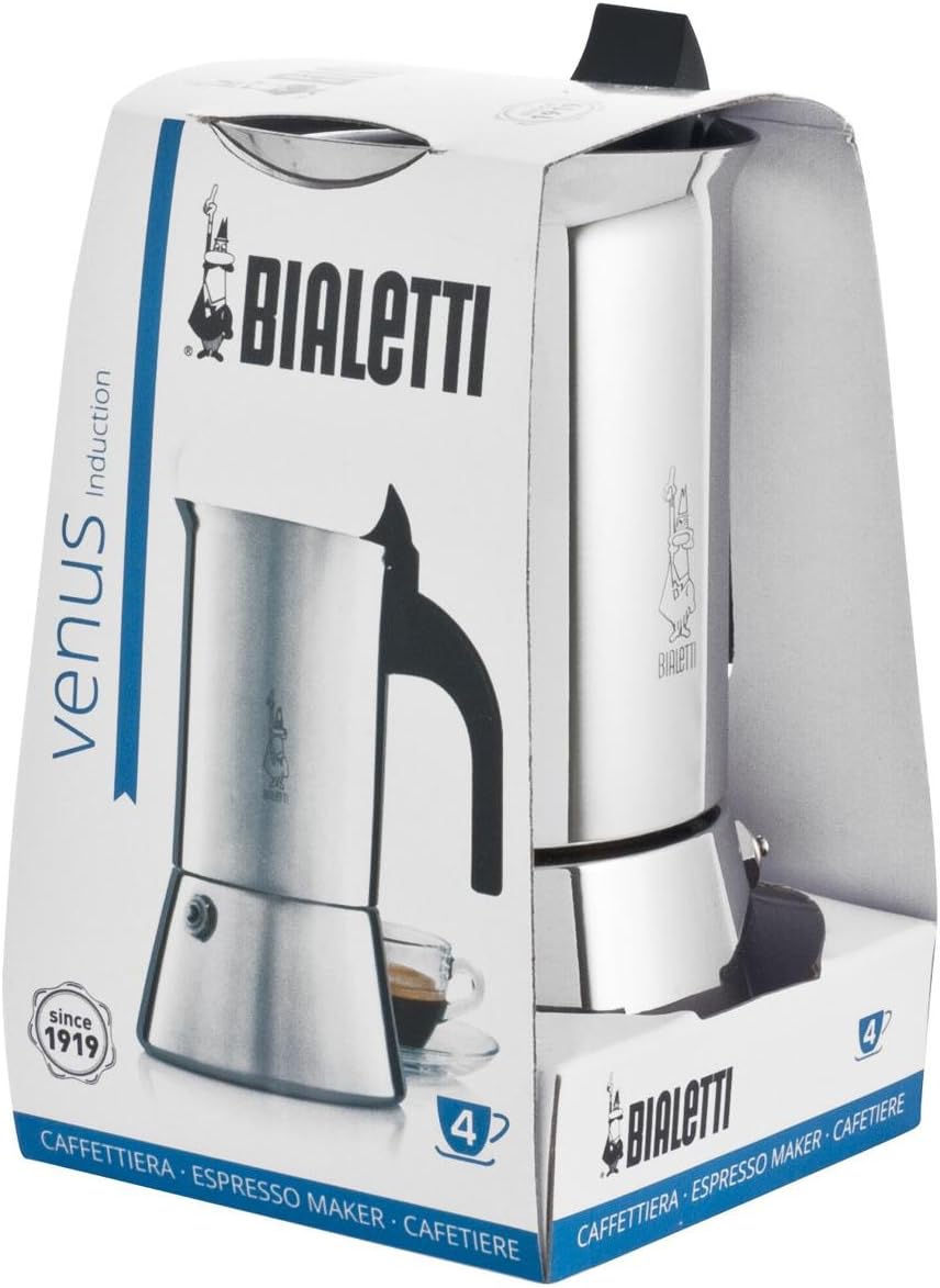 Bialetti Venus Induction 'R' Stovetop Coffee Maker (10 Cup) Amazon.co