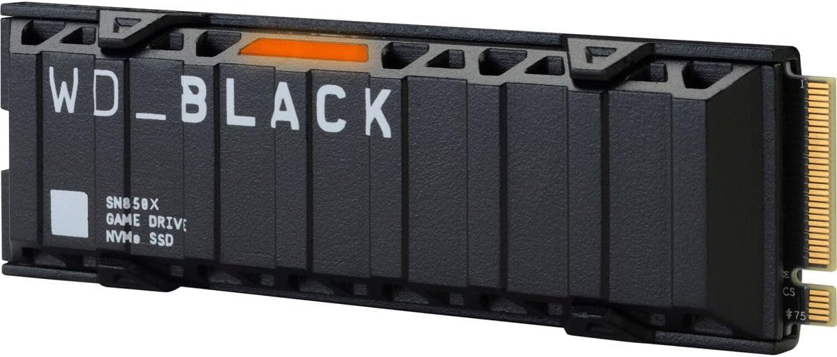 SN850X 1TB NVMe PCIe 4.0 x4 M.2 Internal Gaming SSD with Heatsink