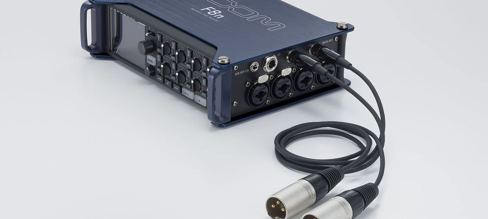 Zoom TXF-8 Adapterkabel TA3 zu XLR – Verbindungslösung für Field Recorder und Audiointerfaces, passend für u.a. F8, F8n, F8nPro, schwarz