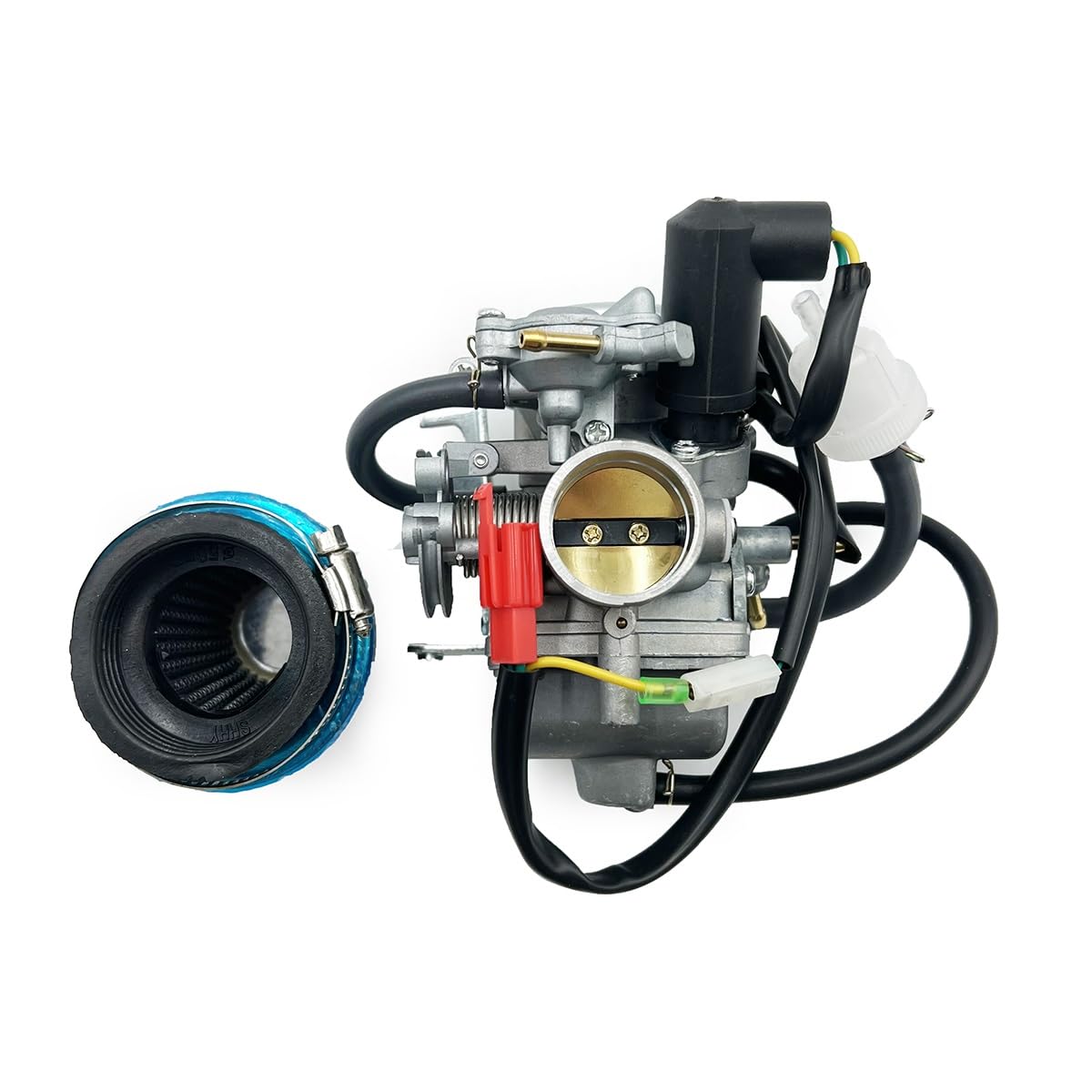 [Akcesoria motocyklowe Gaźnik z filtrem powietrza do GY6 250cc KAZUMA Falcon do Hammerhead Carter Dazon JCL Kinroad Carb Łatwe w montażu]