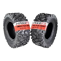 Algopix Similar Product 3 - 2 Rear 25x1012 KT MASSFX TIRE SET ATV