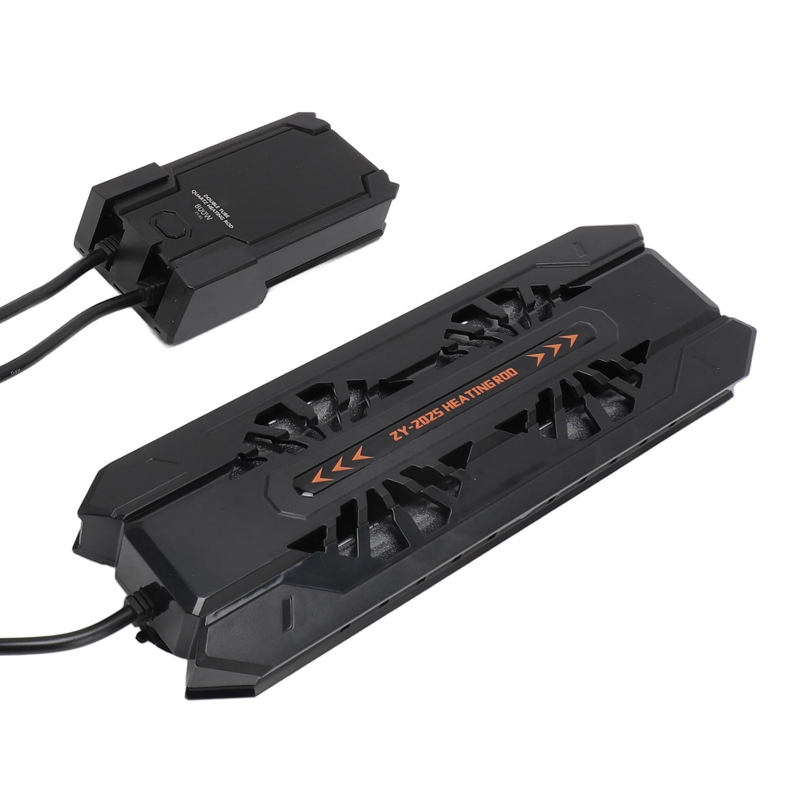 Varilla Calefactora para peceras: Apagado Automático, Calentador con Pantalla LED con Controlador Digital, Ahorro de Energía, Seguro para Todos los (ZY-2025A-800W Enchufe Europeo 220V)