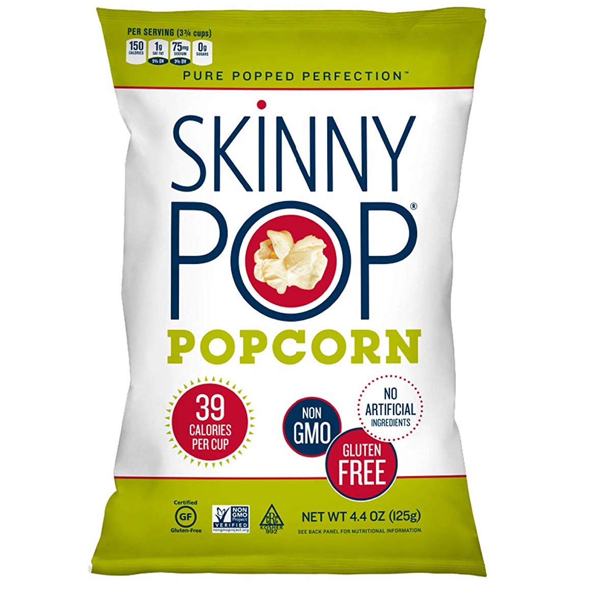 SkinnyPop Popcorn Variety Pack (Original & Dairy Free White Cheddar) | Healthy, Gluten Free Snacks